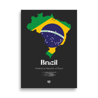 Image 1 of REPÚBLICA FEDERATIVA DO BRASIL / FEDERATIVE REPUBLIC OF BRAZIL - LIMITED EDITION POSTER