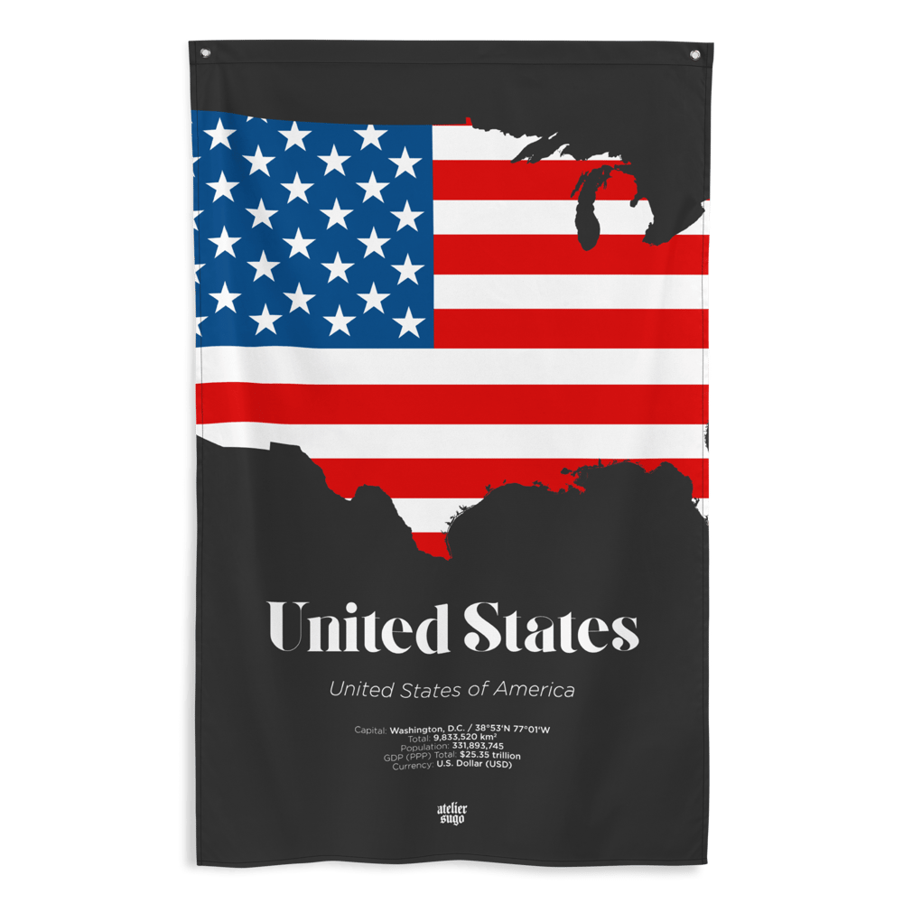 UNITED STATES OF AMERICA / USA - LIMITED EDITION FLAG