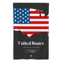 Image 3 of UNITED STATES OF AMERICA / USA - LIMITED EDITION FLAG