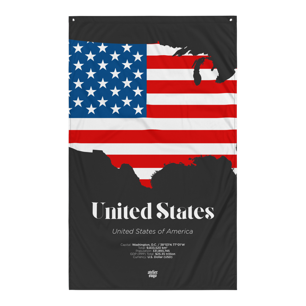 UNITED STATES OF AMERICA / USA - LIMITED EDITION FLAG