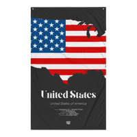 Image 1 of UNITED STATES OF AMERICA / USA - LIMITED EDITION FLAG