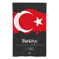 Image 3 of TÜRKIYE CUMHURIYETI / REPUBLIC OF TÜRKIYE / TURKEY - LIMITED EDITION FLAG
