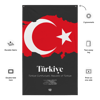 TÜRKIYE CUMHURIYETI / REPUBLIC OF TÜRKIYE / TURKEY - LIMITED EDITION FLAG