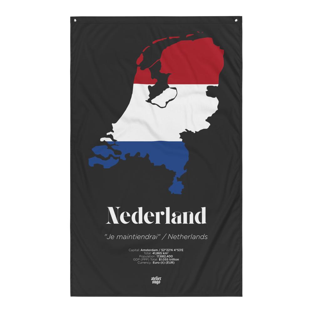 NEDERLAND / NETHERLANDS - LIMITED EDITION FLAG