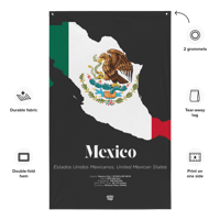 Image 2 of ESTADOS UNIDOS MEXICANOS / UNITED MEXICAN / MEXICO STATES - LIMITED EDITION FLAG