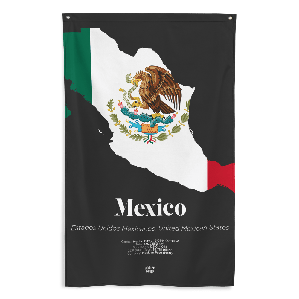 ESTADOS UNIDOS MEXICANOS / UNITED MEXICAN / MEXICO STATES - LIMITED EDITION FLAG