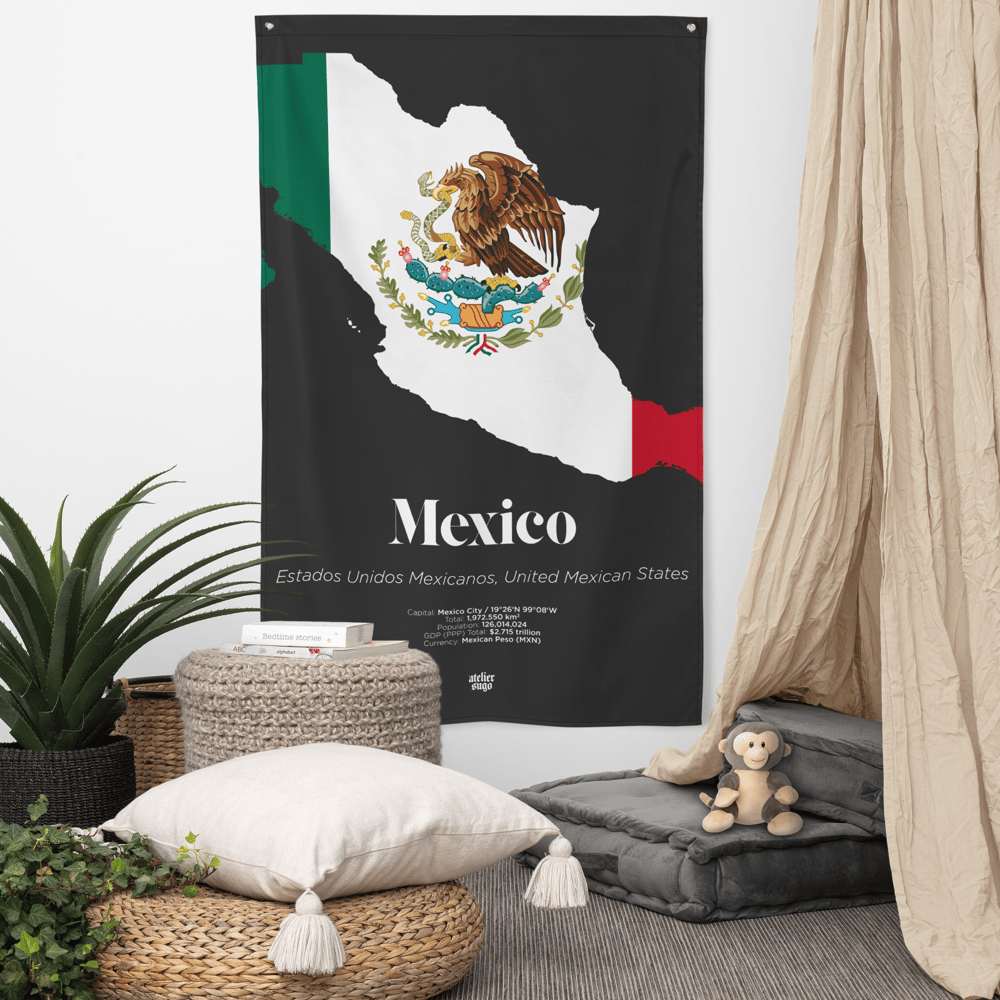 ESTADOS UNIDOS MEXICANOS / UNITED MEXICAN / MEXICO STATES - LIMITED EDITION FLAG