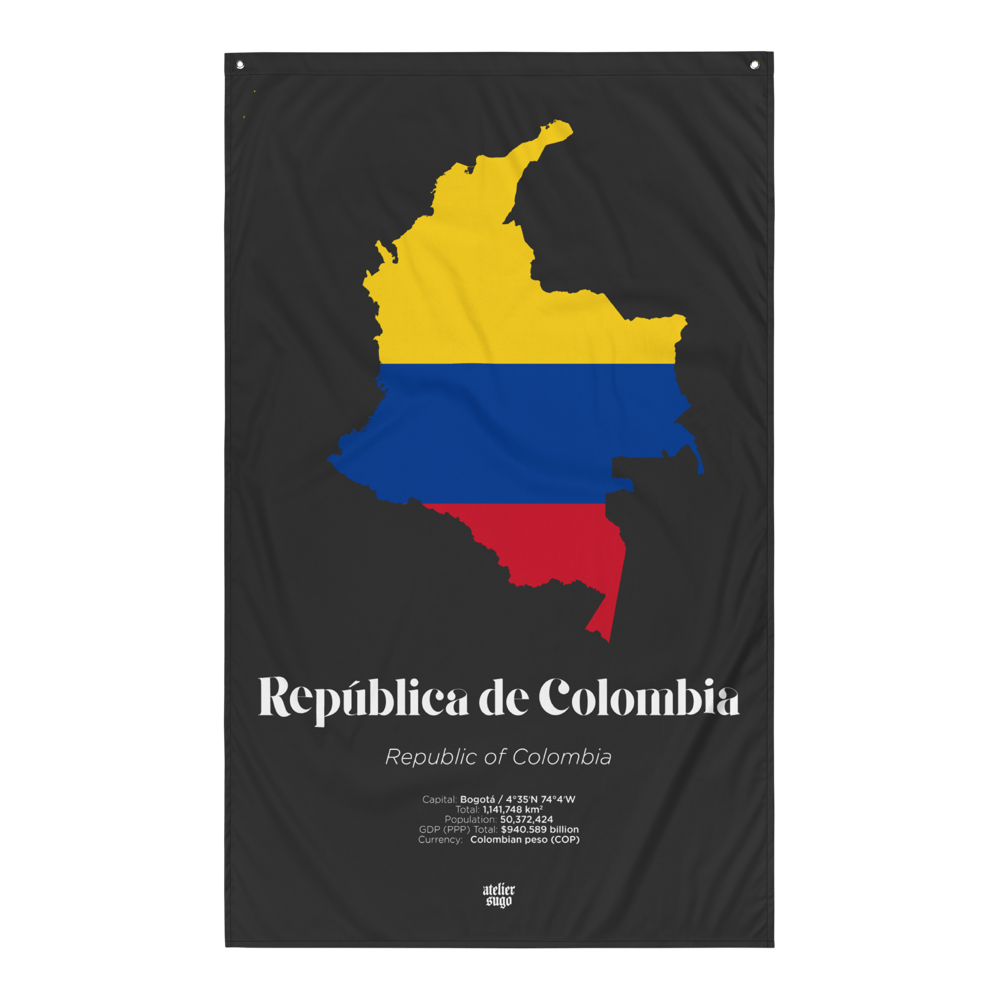 REPÚBLICA DE COLOMBIA / REPUBLIC OF COLOMBIA - LIMITED EDITION FLAG