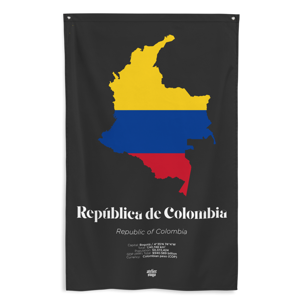 REPÚBLICA DE COLOMBIA / REPUBLIC OF COLOMBIA - LIMITED EDITION FLAG