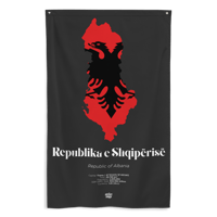 Image 3 of REPUBLIKA E SHQIPËRISË / REPUBLIC OF ALBANIA - LIMITED EDITION FLAG