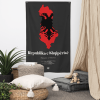 Image 4 of REPUBLIKA E SHQIPËRISË / REPUBLIC OF ALBANIA - LIMITED EDITION FLAG