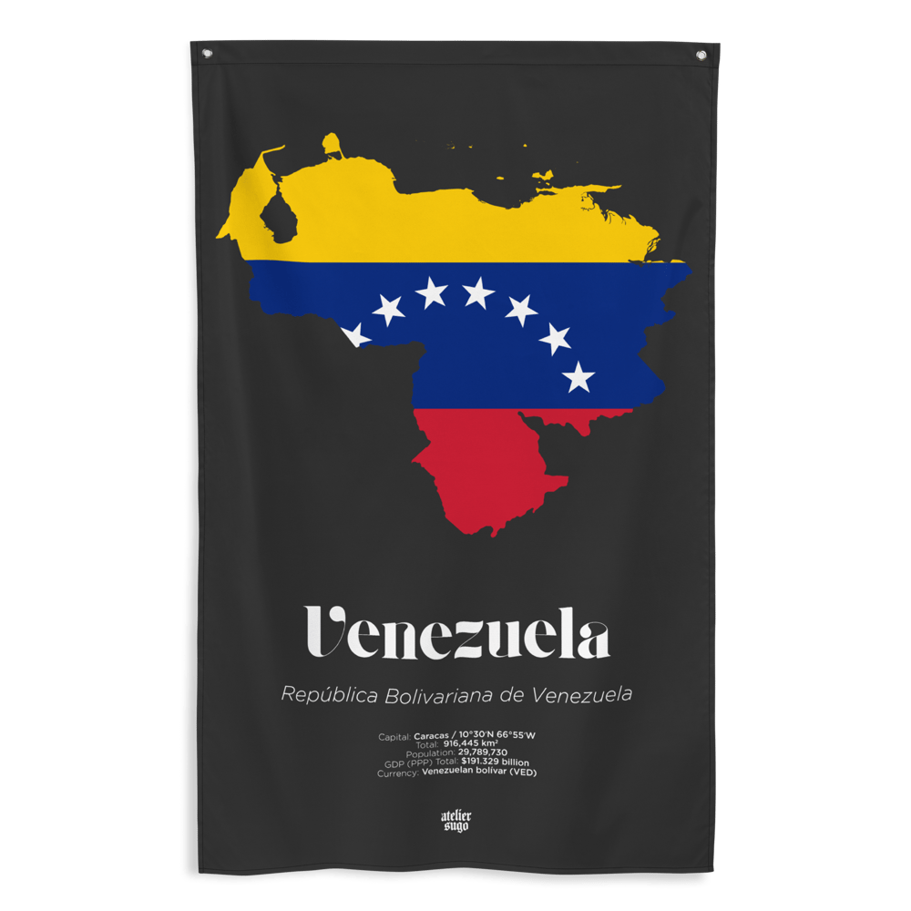 REPÚBLICA BOLIVARIANA DE VENEZUELA / BOLIVARIAN REPUBLIC OF VENEZUELA - LIMITED EDITION FLAG