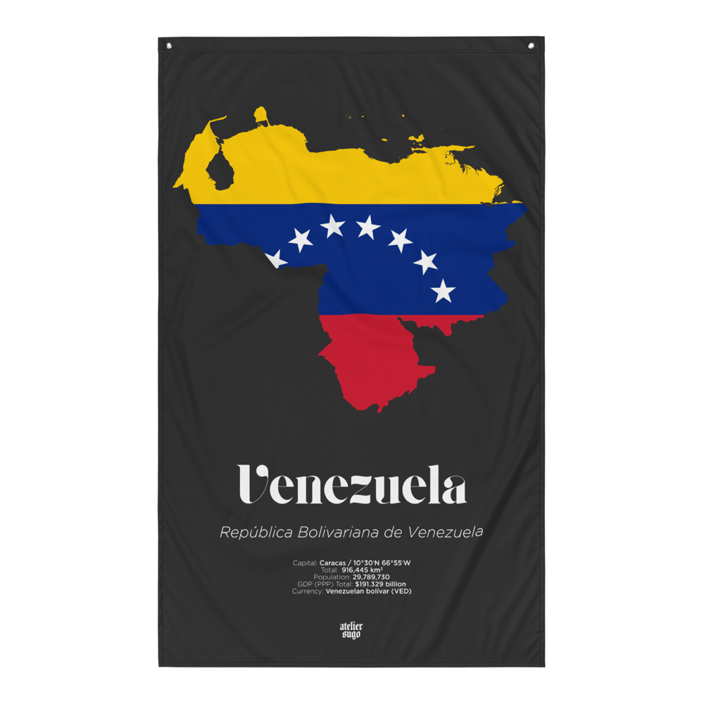 REPÚBLICA BOLIVARIANA DE VENEZUELA / BOLIVARIAN REPUBLIC OF VENEZUELA - LIMITED EDITION FLAG