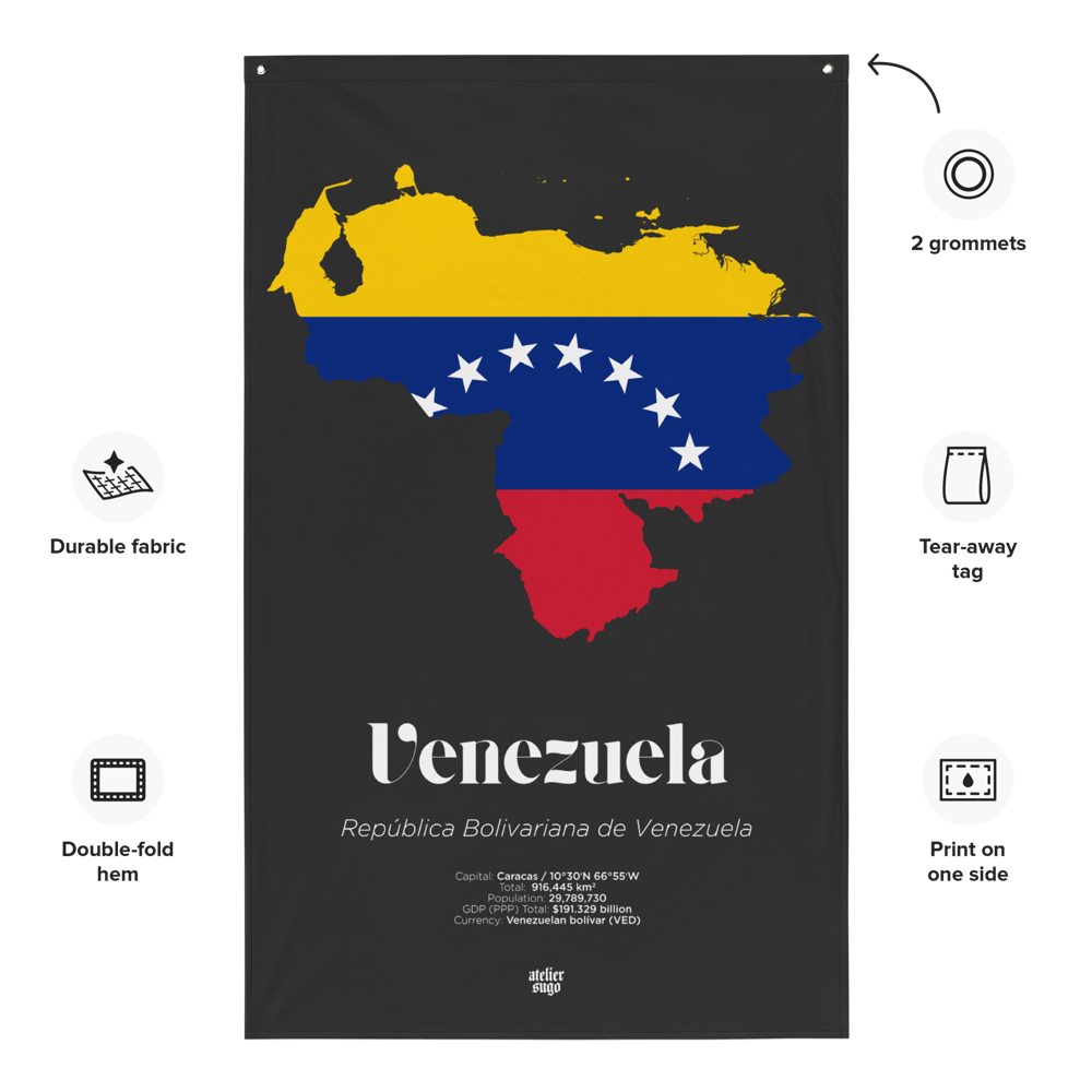 REPÚBLICA BOLIVARIANA DE VENEZUELA / BOLIVARIAN REPUBLIC OF VENEZUELA - LIMITED EDITION FLAG