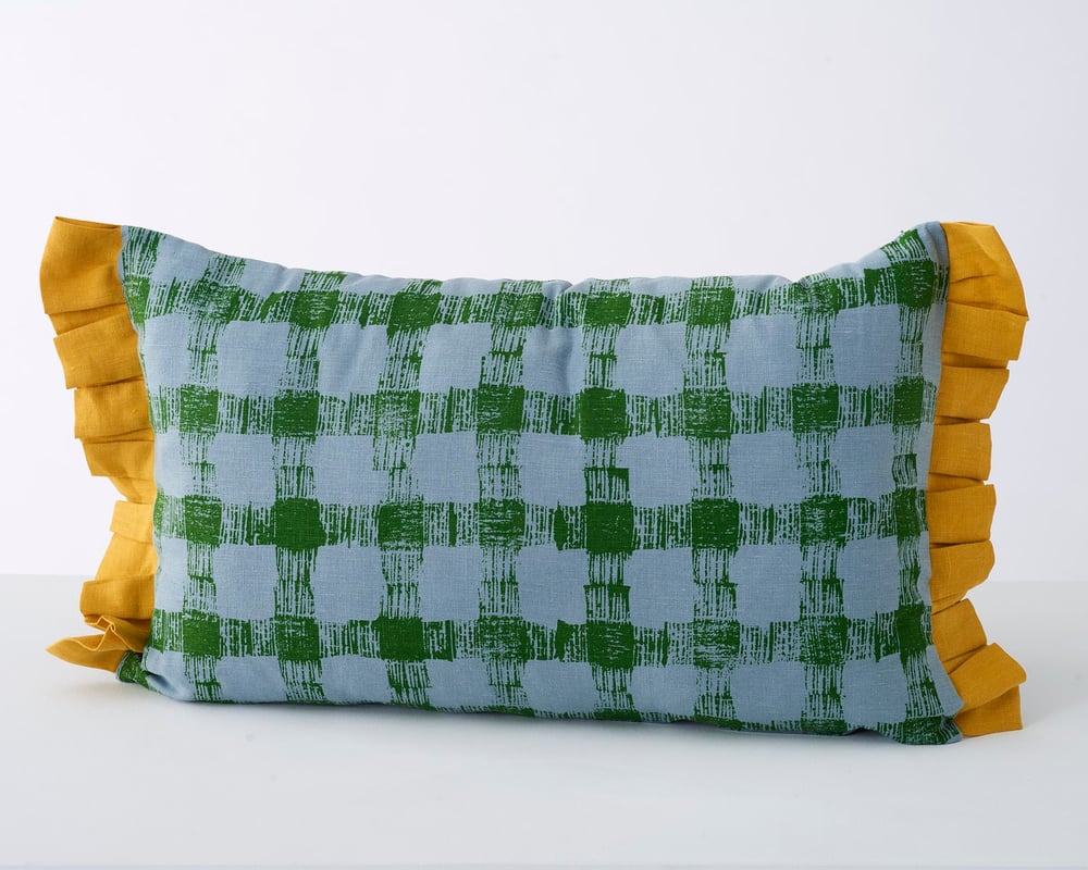 Image of Picnic Cushion in 6 colour-ways by Stoff Studio