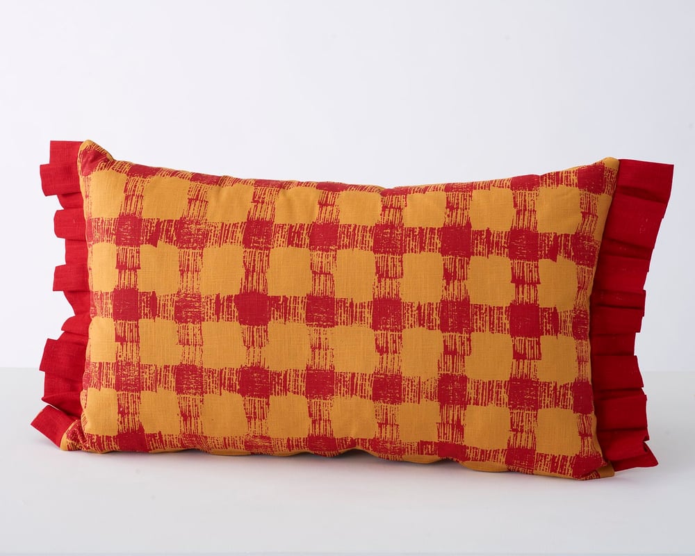 Image of Picnic Cushion in 6 colour-ways by Stoff Studio