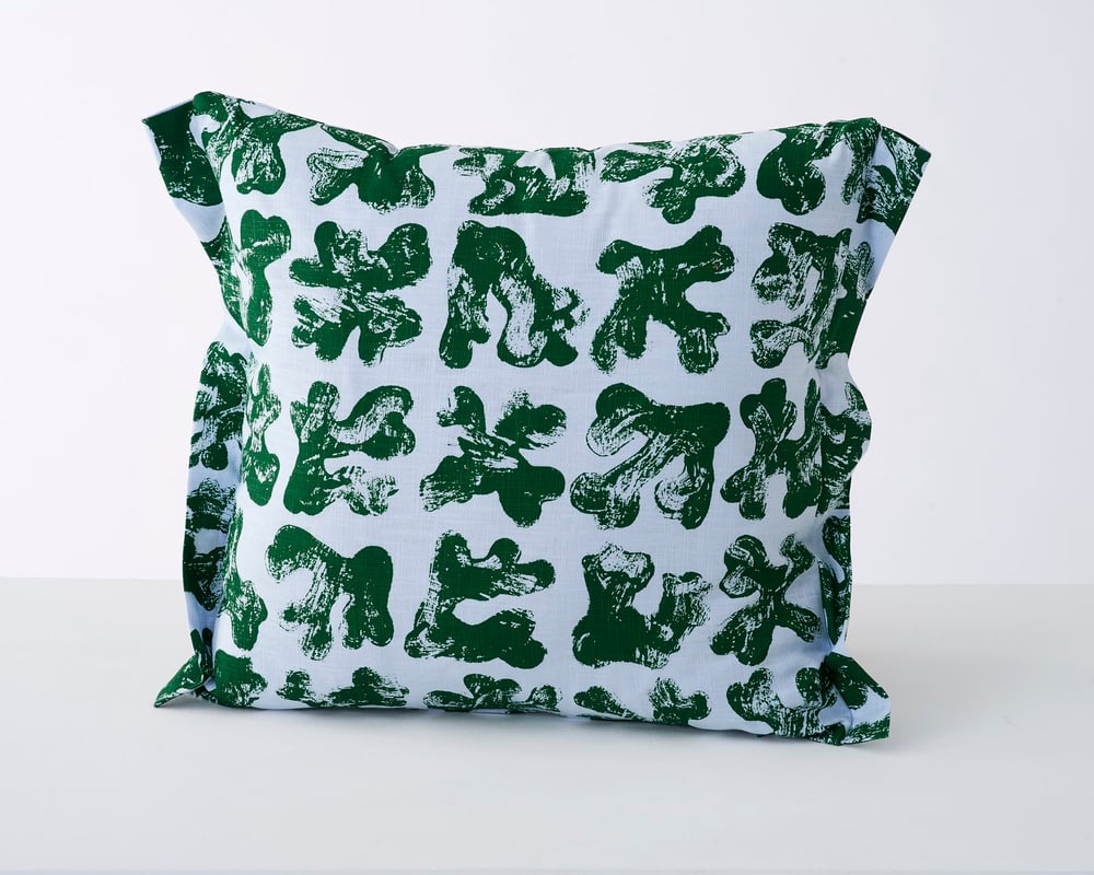 Image of Seaweed Cushion in 3 colour-ways by Stoff Studio