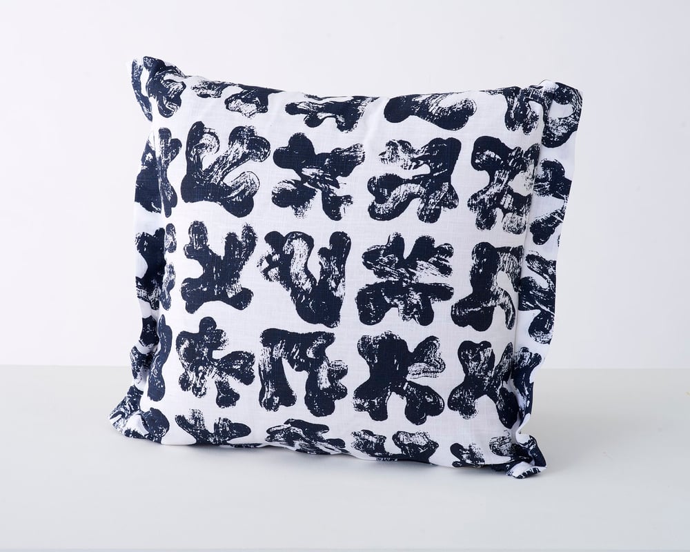 Image of Seaweed Cushion in 3 colour-ways by Stoff Studio
