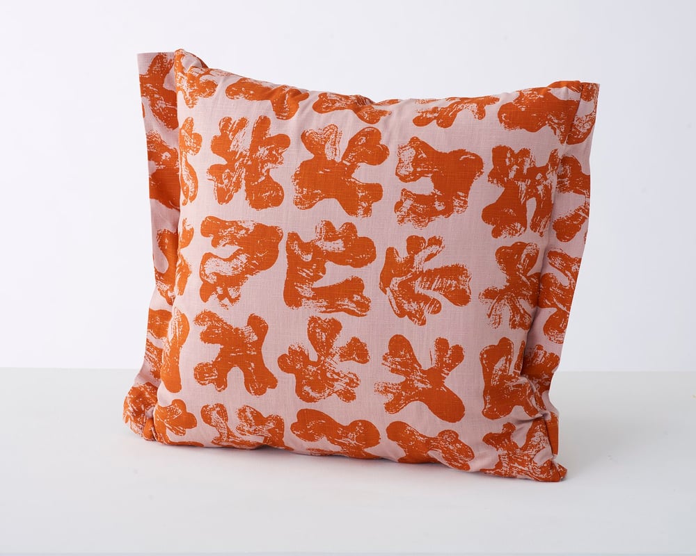 Image of Seaweed Cushion in 3 colour-ways by Stoff Studio