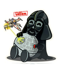 Image 1 of "YOUNG VADER"  PVC (Hard-foam) Cut