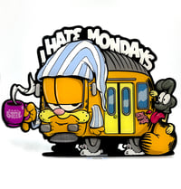 Image 1 of "I HATE MONDAYS" Plexiglas Cut