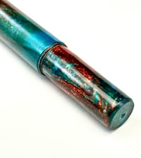 Image 1 of Shock Therapy, custom bespoke pen blanks, high pressure cured with Alumilite Resin. 