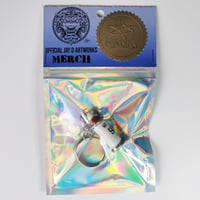 Image 1 of Spraycan Keyring (Burgandy)