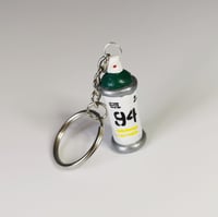 Image 2 of Spraycan Keyring (Dark Green)