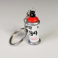 Image 2 of Spraycan Keyring (Red)