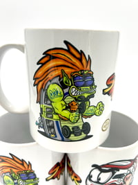 Image 1 of ''Steel Fighter '' Coffee Mug - BLS Blanka Vs ICE Ryu