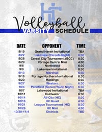 Image 1 of HCVB Schedules