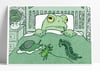 Frog in Bed print