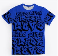 Image 1 of Black Love [all over] tee