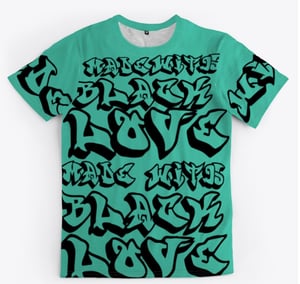 Black Love [all over] tee