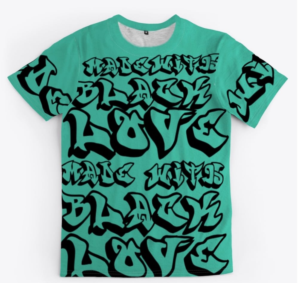 Image of Black Love [all over] tee