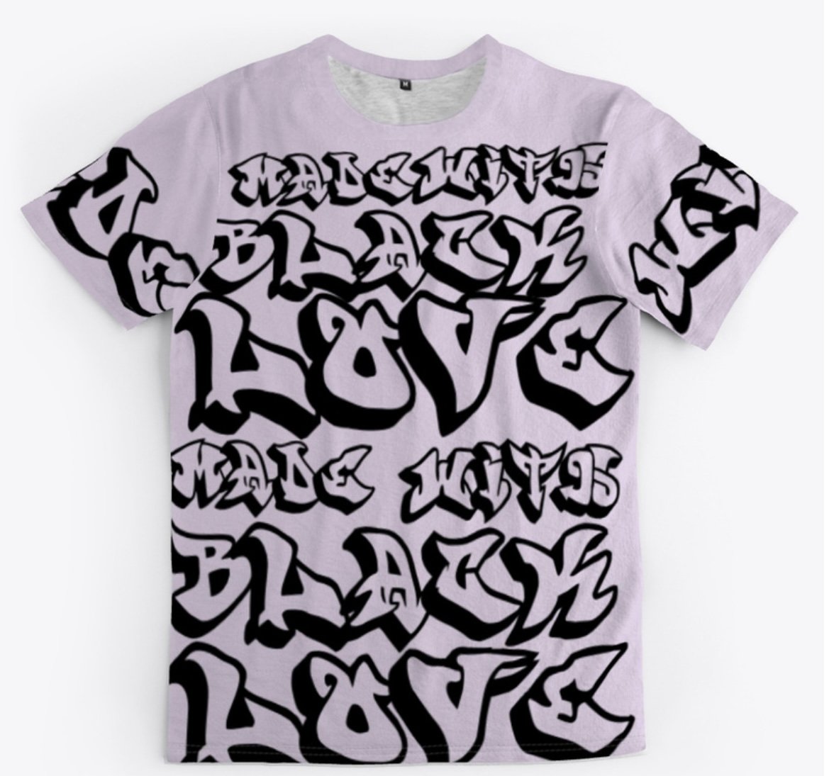 Image of Black Love [all over] tee