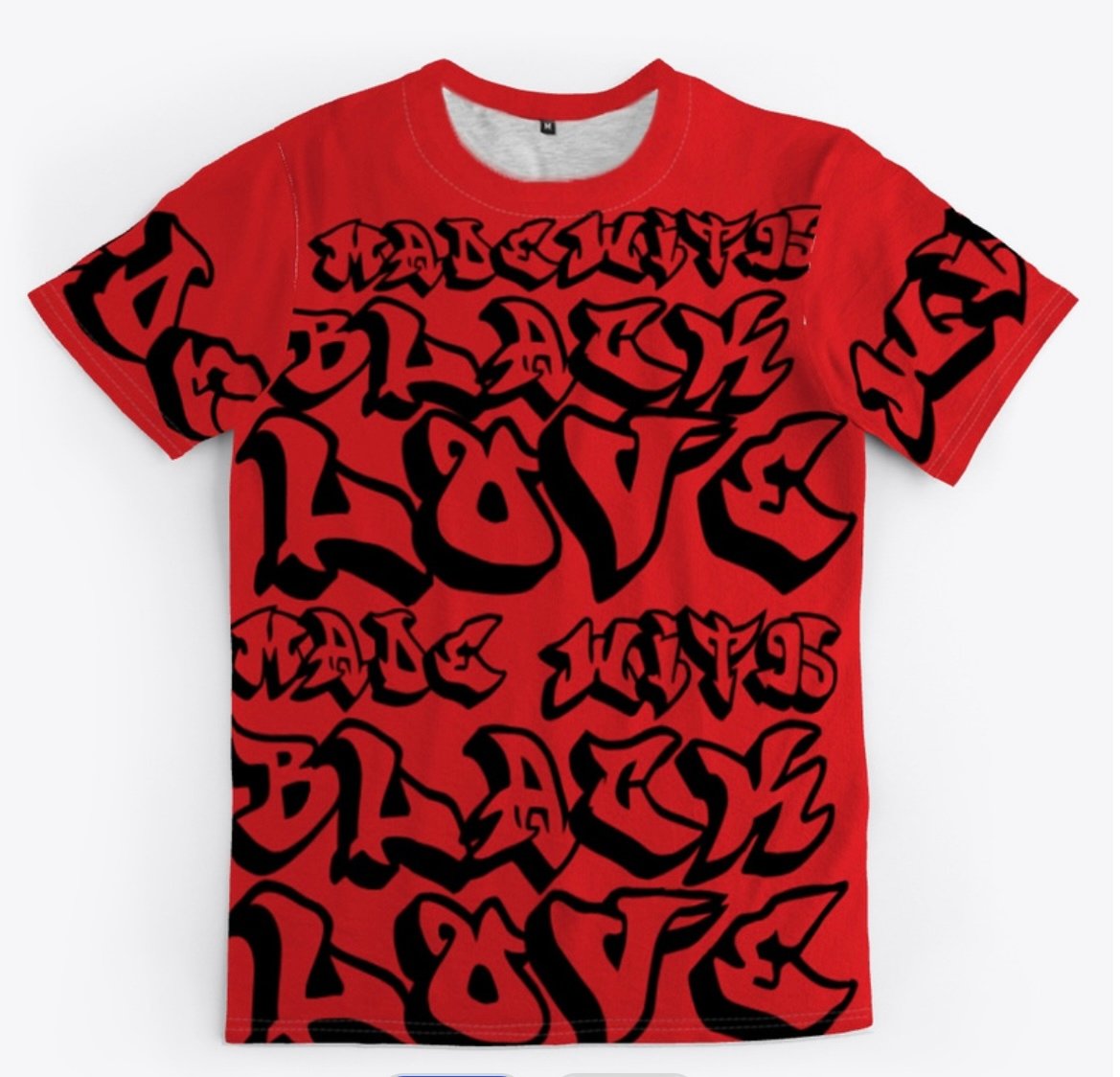 Image of Black Love [all over] tee