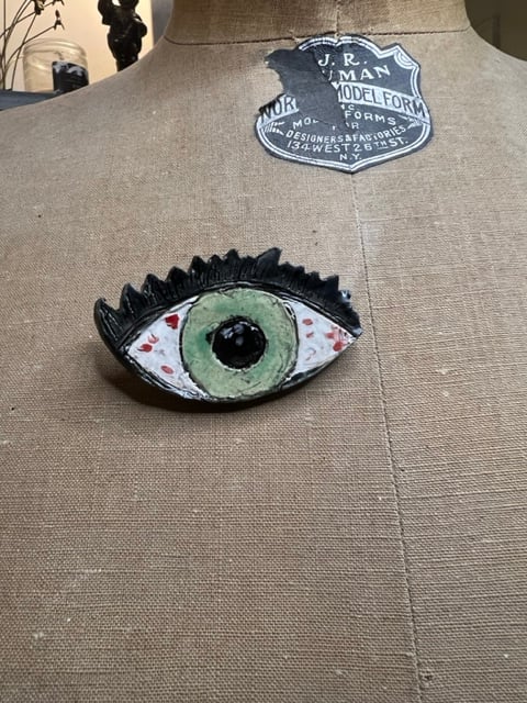 Image of Eyeball Brooch V