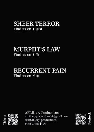 Image of // SHEER TERROR || MURPHY´S LAW // supported by RECURRENT PAIN // // 26.07.2023