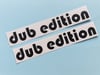 Dub Edition Decal 2pk