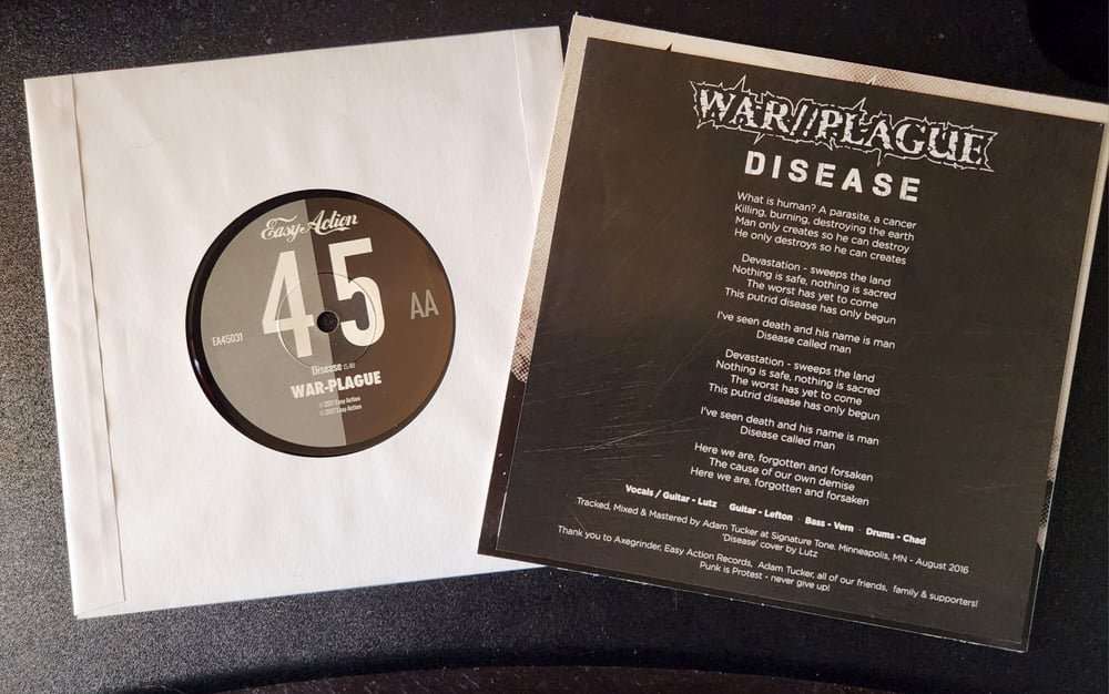 War//Plague - Axegrinder split 7" (RSD exclusive)