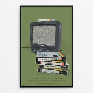Image of In Between Everything  (VHS) - Poster - by Tim Kapustka