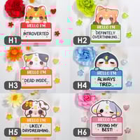 Image 3 of "Hello I'm" Sticker