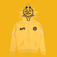 Glo Man Zip Hoodie (Yellow) 