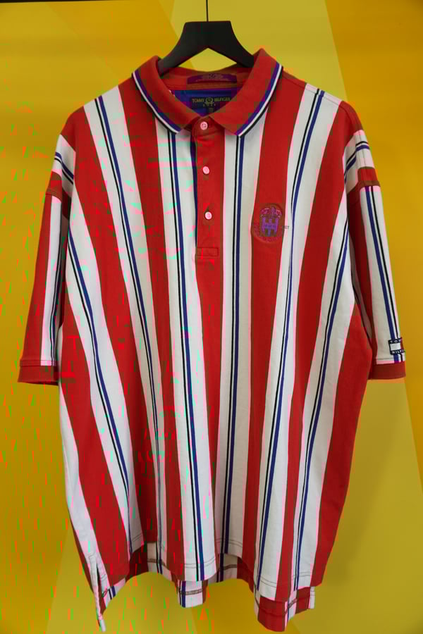 Image of (XXL) Tommy Hilfiger Striped Golf Polo Shirt