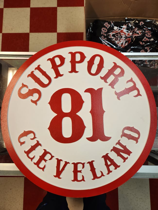 Wooden Support 81 Plaque | Hamcco