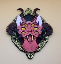 Image 2 of Mini Hellcat Wooden Wall Art or Magnet