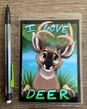 I Love - Deer! Badge