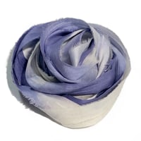 Image 1 of 10YD. LILAC HAND DYED SARI SILK RIBBON/HAND DYED BY COLOR KISSED SILK