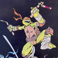 Image 1 of TMNT 2012 10th ANNIVERSARY PRINT- COLOR